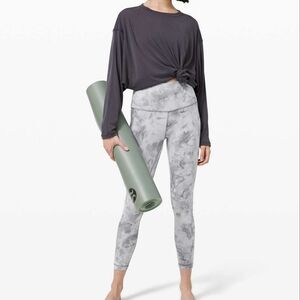 Lululemon Align Pant 25" *Diamond Dye, Size 2 light grey